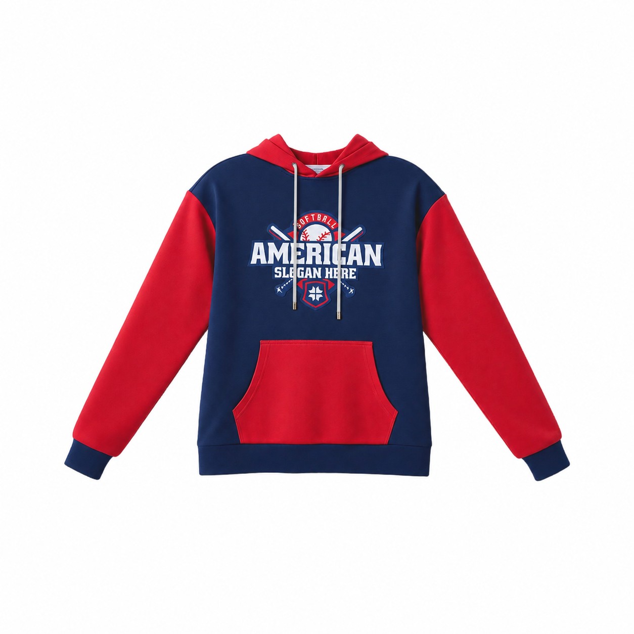 Composite Cotton Athletic Fit Hoodie — Red