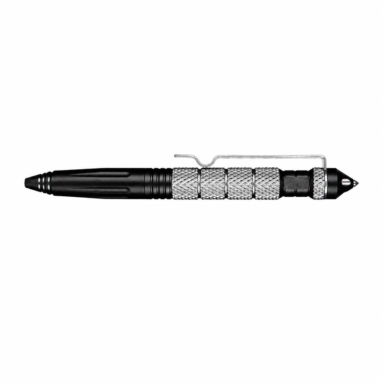 Aluminum Window Breaker Tactical Pen — Black