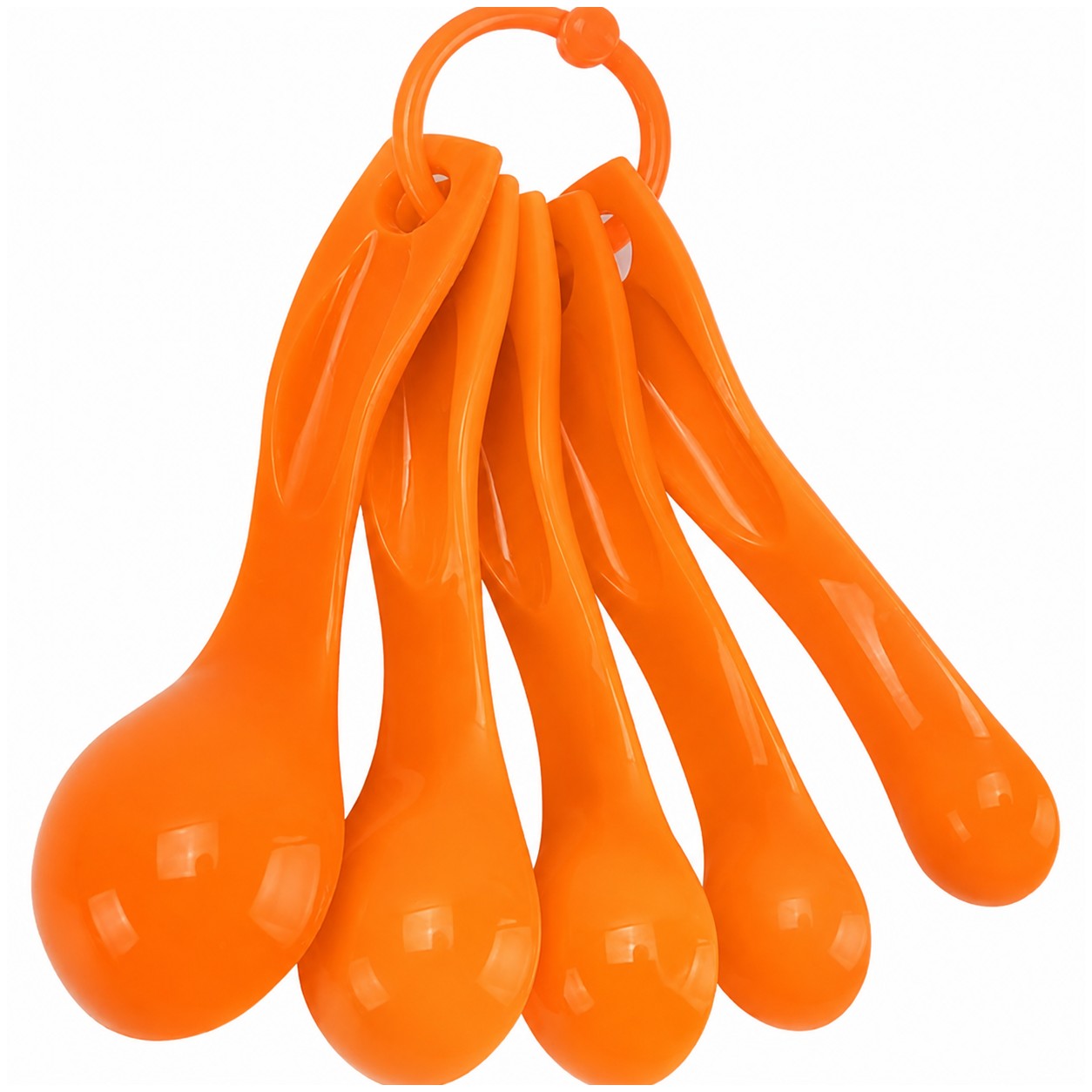 Five Piece Plastic Measuring Spoon Set — view 4