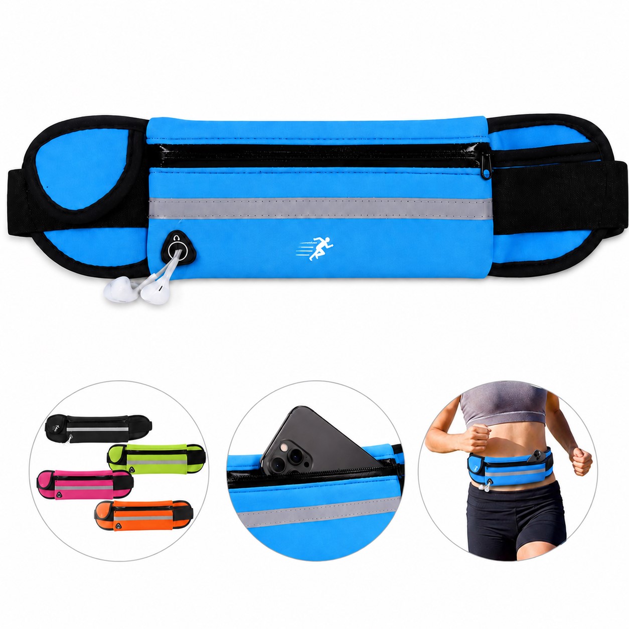 Reflective Active Waist Belt