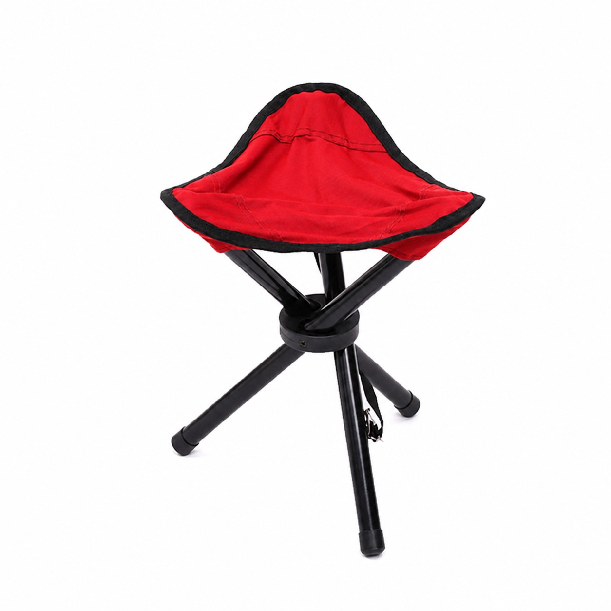 Oxford Tripod Camping Seat — Red