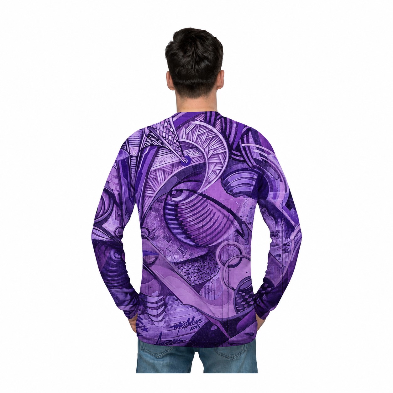 Long Sleeve Performance T-Shirt — Purple