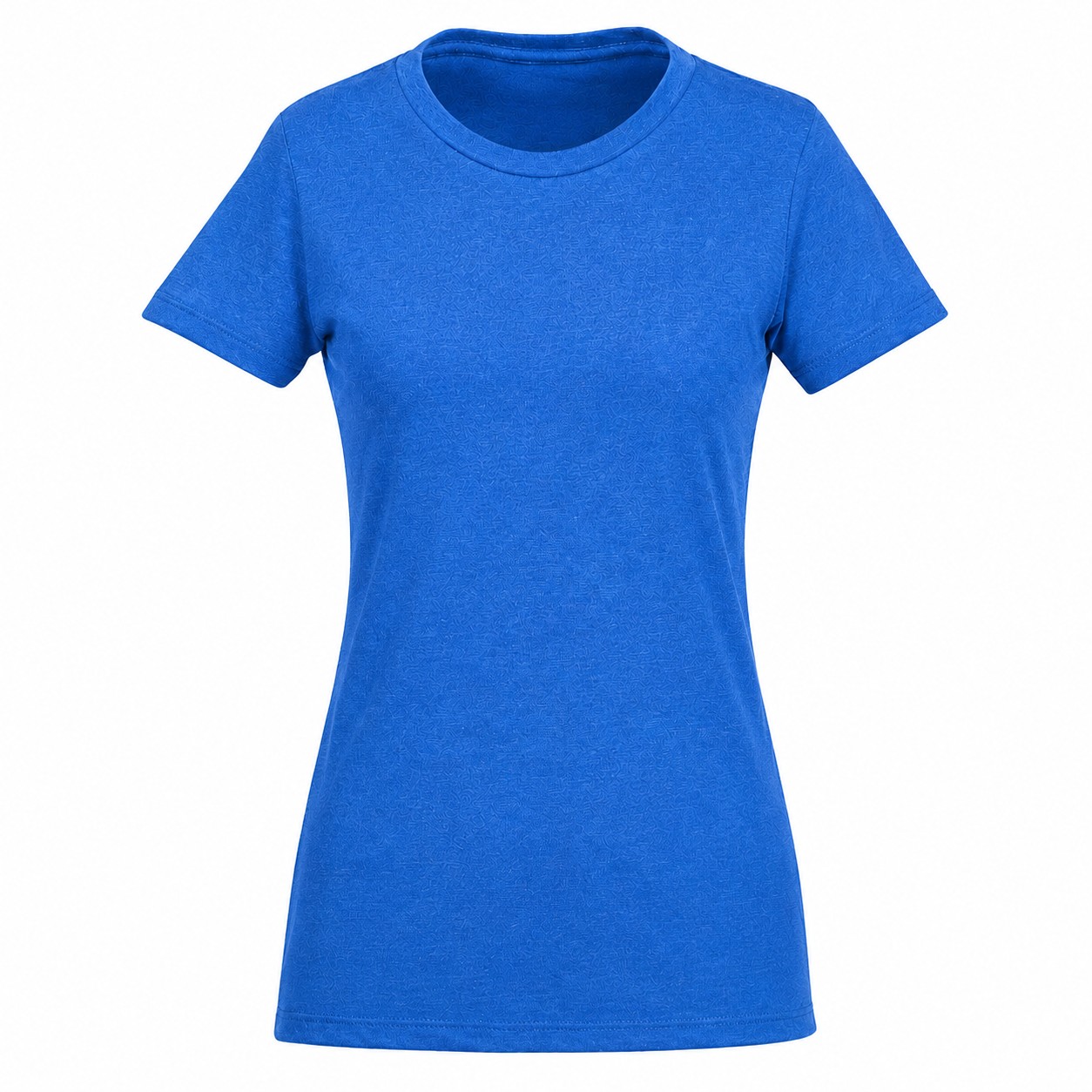 Cotton Polyester Blend Ladies Tee — Blue