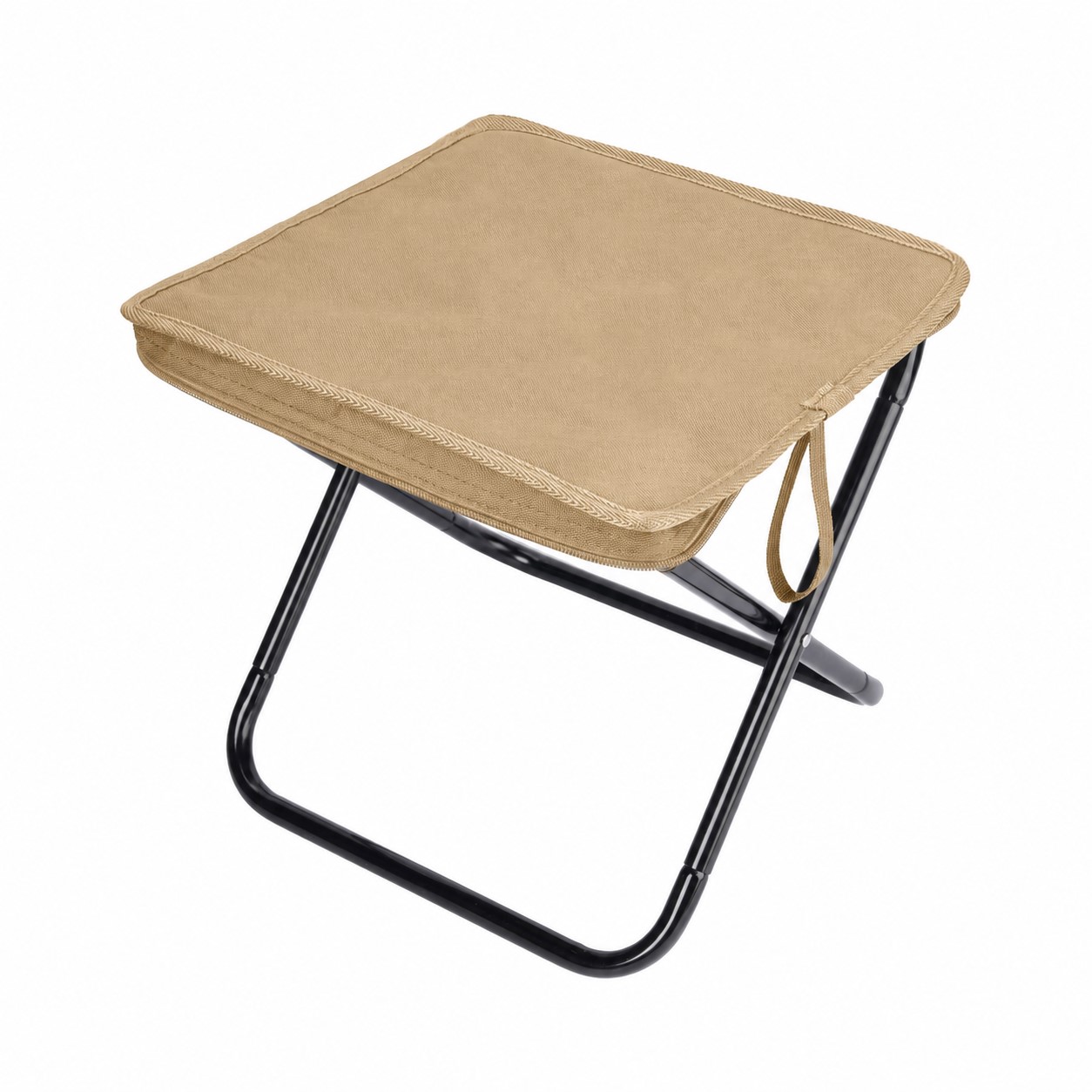 Handbag Folding Camp Stool — Khaki Beige