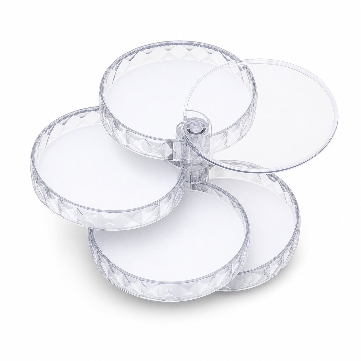 Four Layer Pivoting ABS Jewelry Organizer — view 2