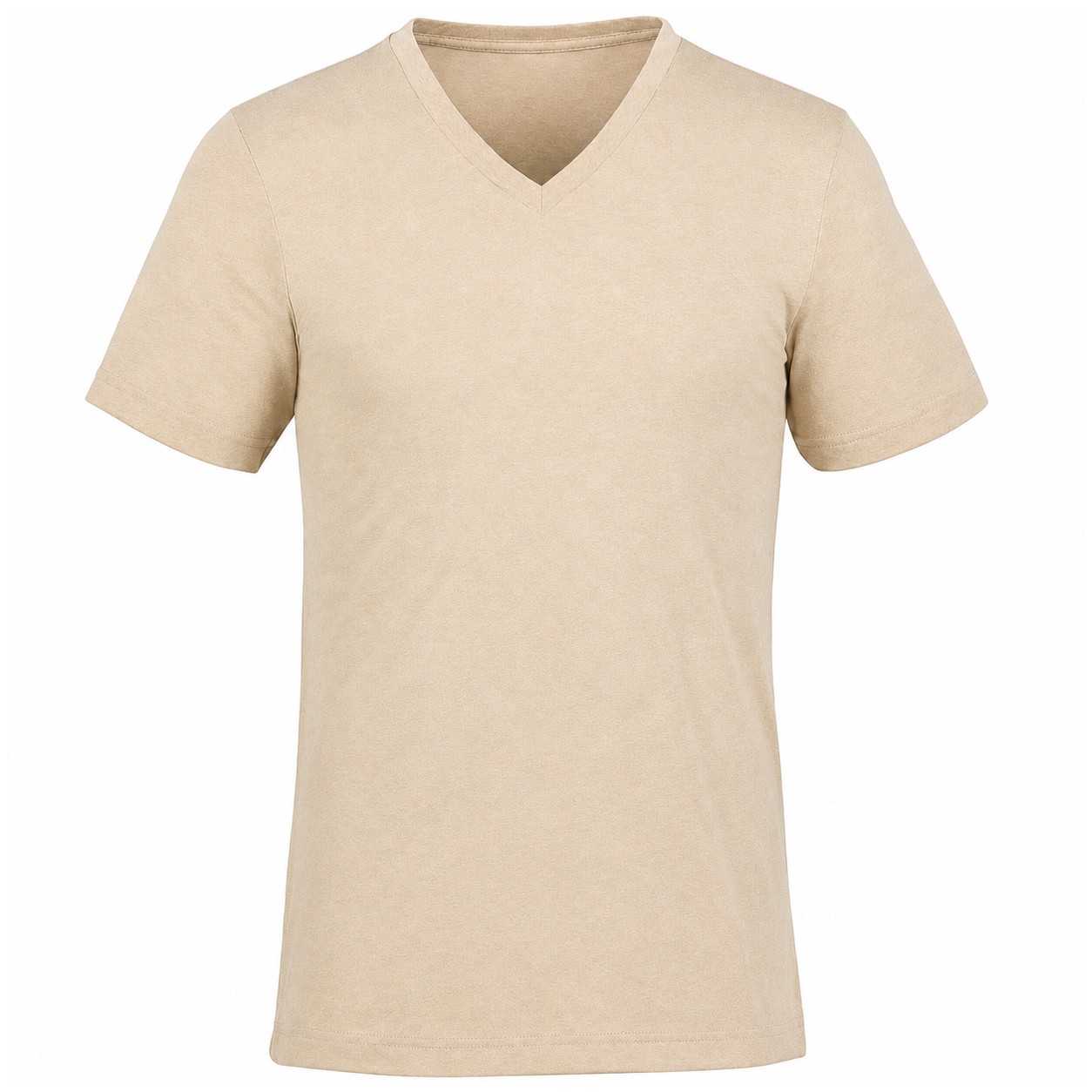 Men's UPF Stretch Half Zip Pullover — Beige