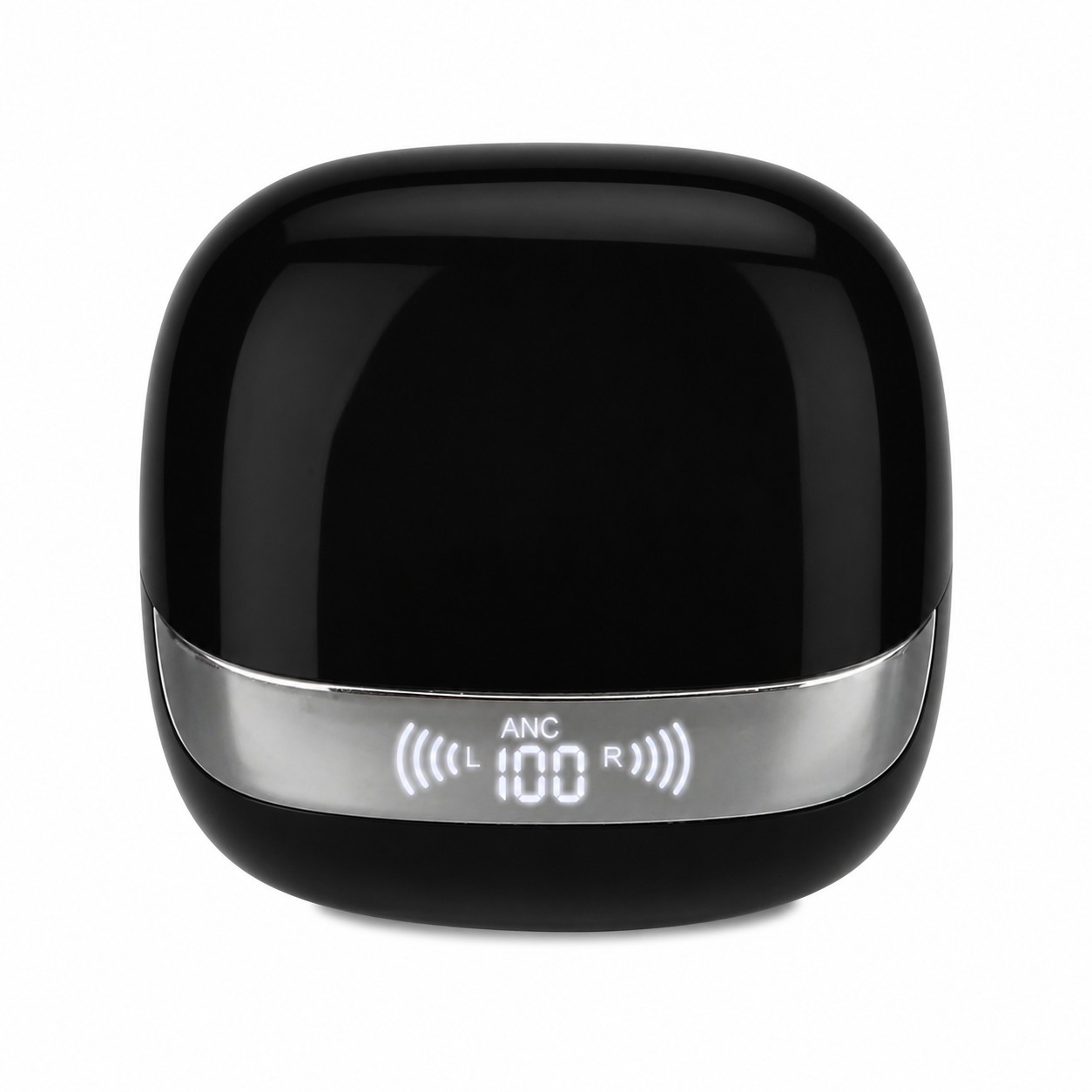AI Translation Earbuds With Display Case — White