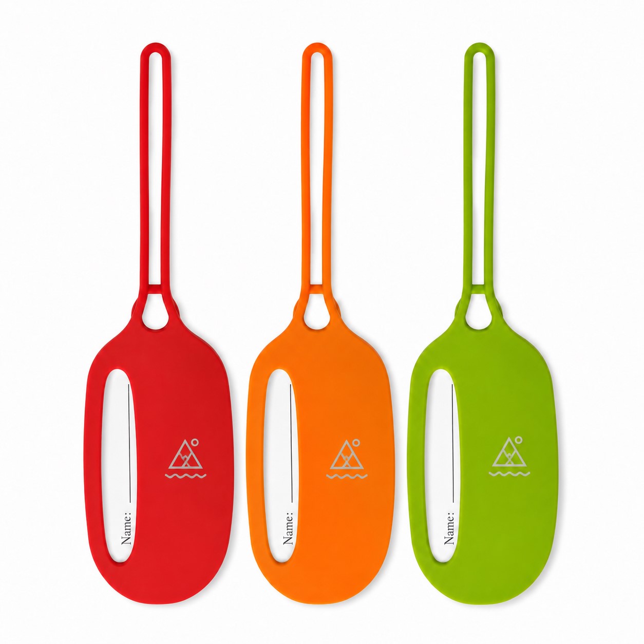 Looped PVC Luggage Tag With Information Card — view 1