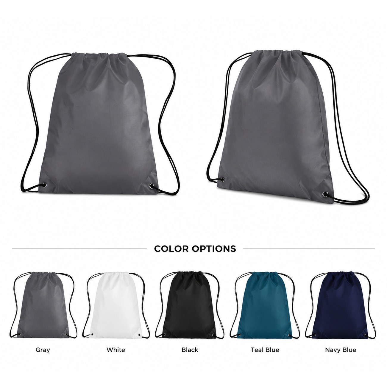 210D Polyester Classic Drawstring Bag