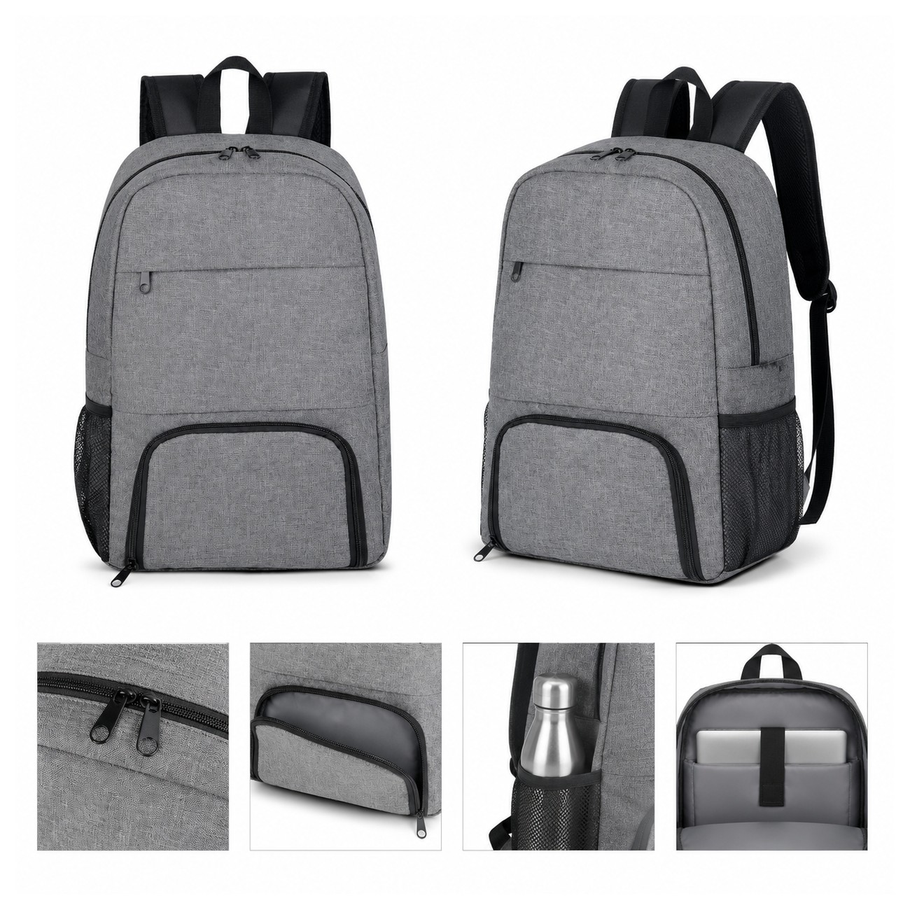 600D Polyester Roomy Laptop Backpack