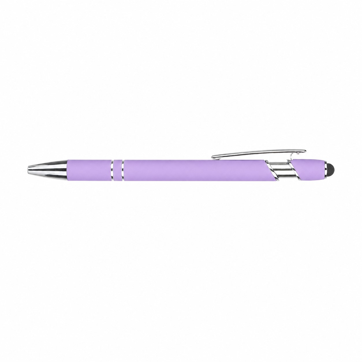 Metal Ballpoint Stylus Pen — Light Purple