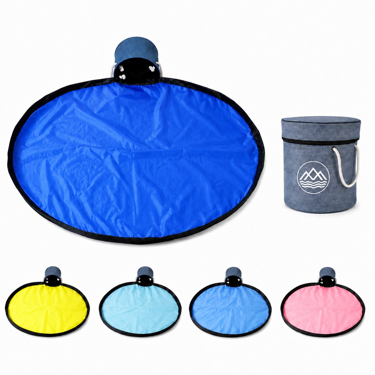 Convertible Toy Storage Basket Play Mat