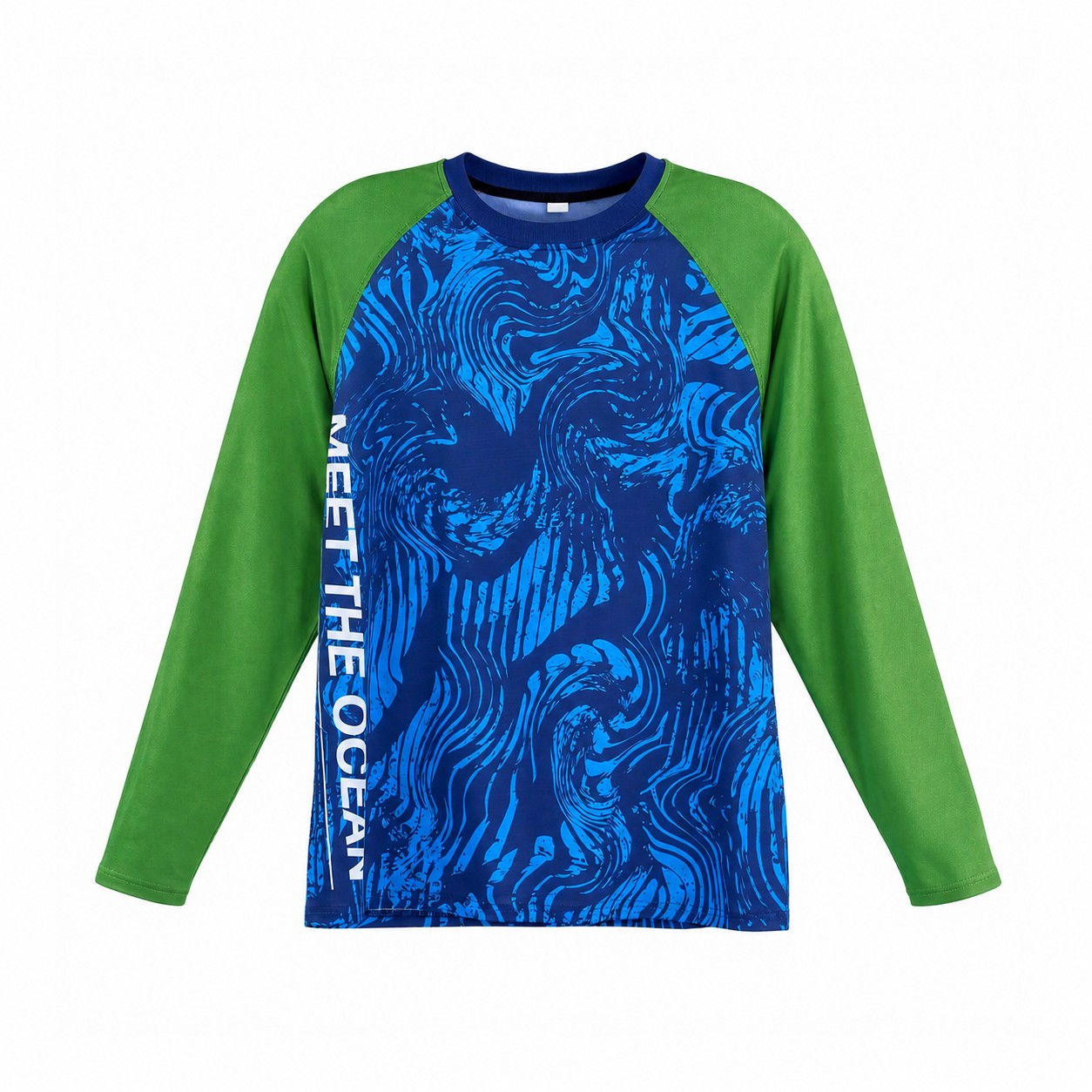 Unisex Long-Sleeve Fishing Shirt — Green