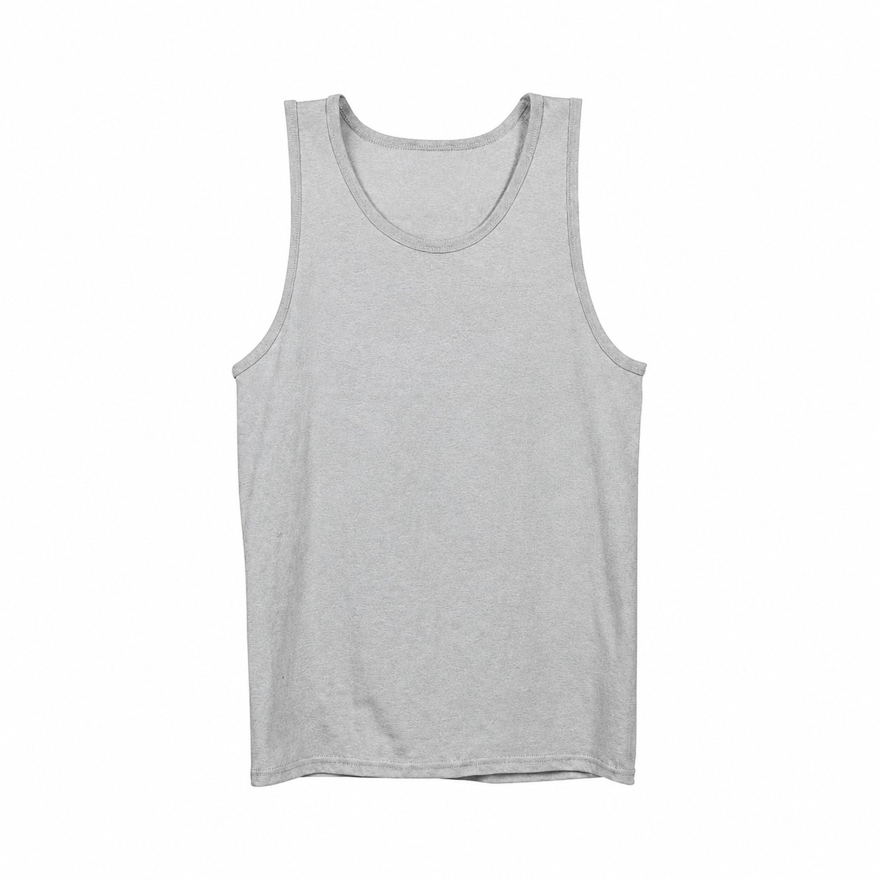Classic Cotton Men's Tank Top — Silver