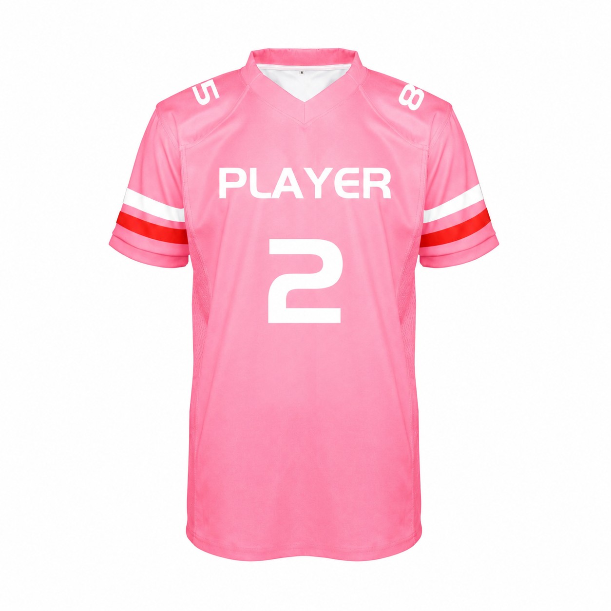 Polyester Rugby Team Jersey — Pink