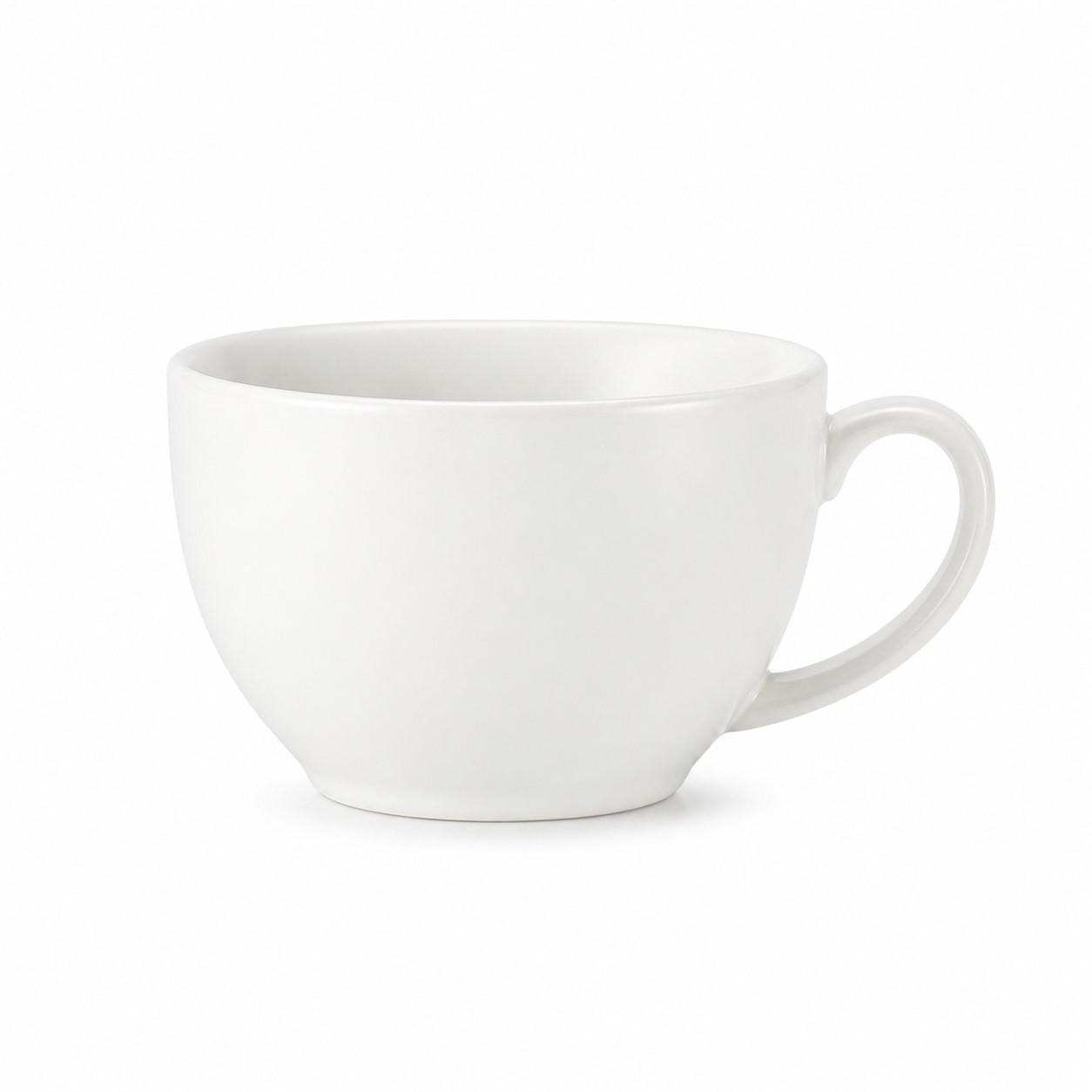 Rounded Ceramic Espresso Cup With Handle — view 2