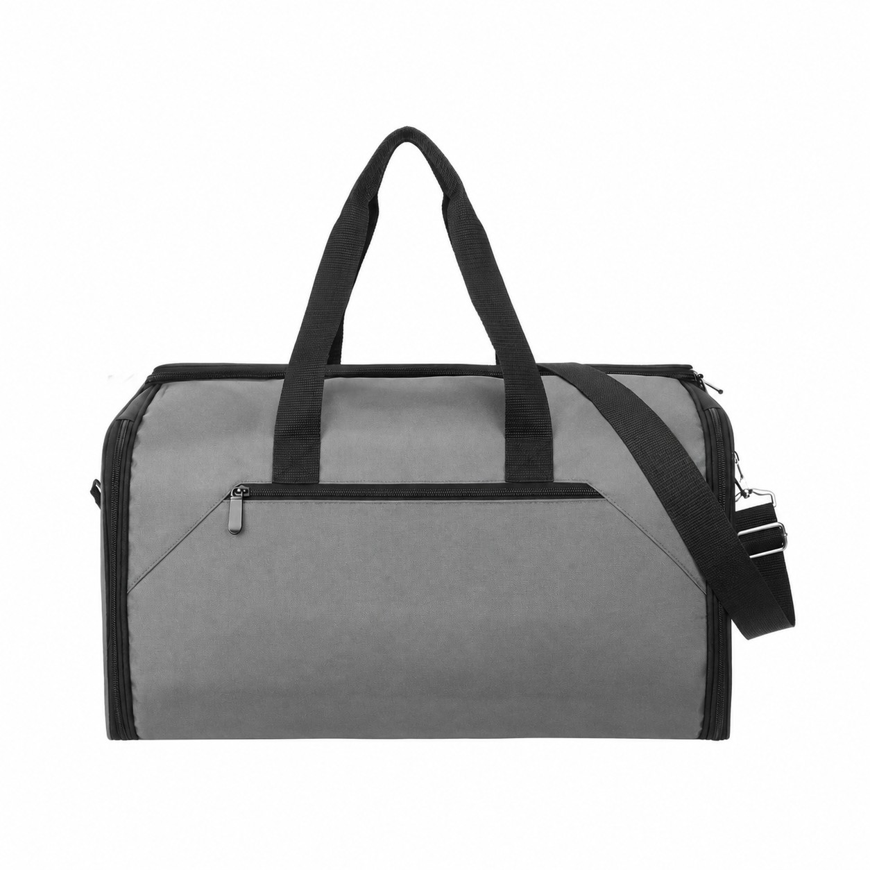 Recycled Polyester Duffel Bag — Gray