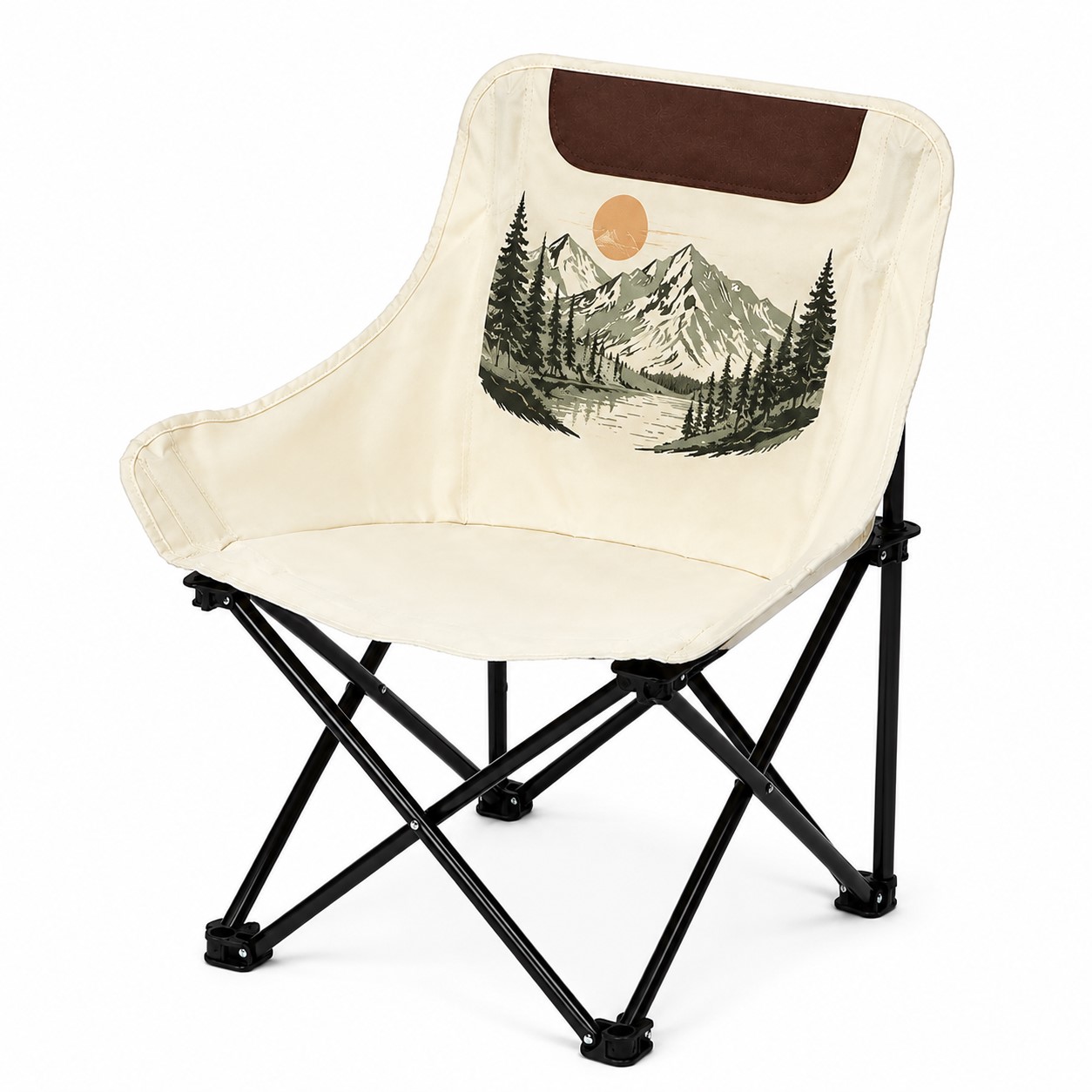 Folding Oxford Fabric Moon Chair