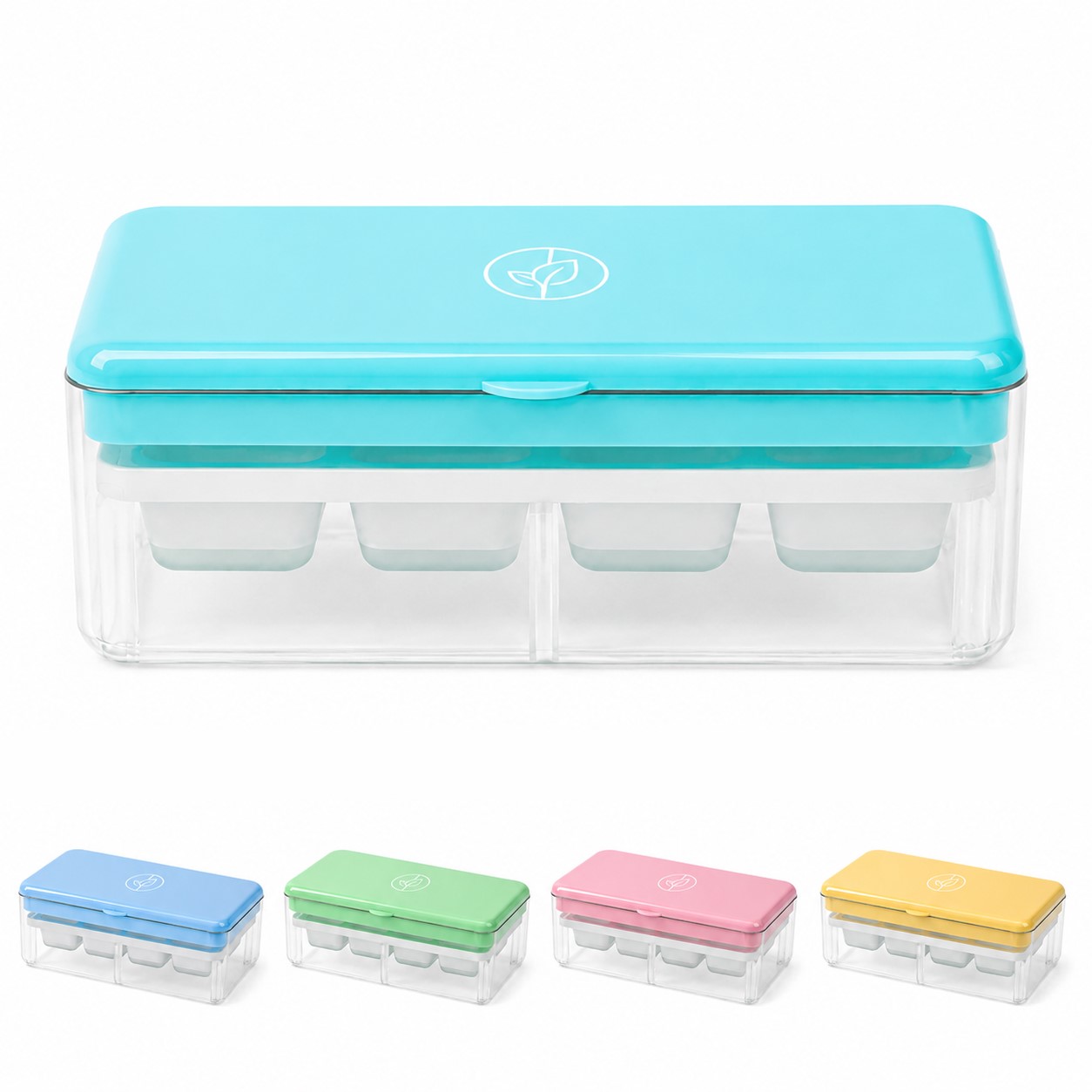 Lidded Silicone Ice Cube Mold