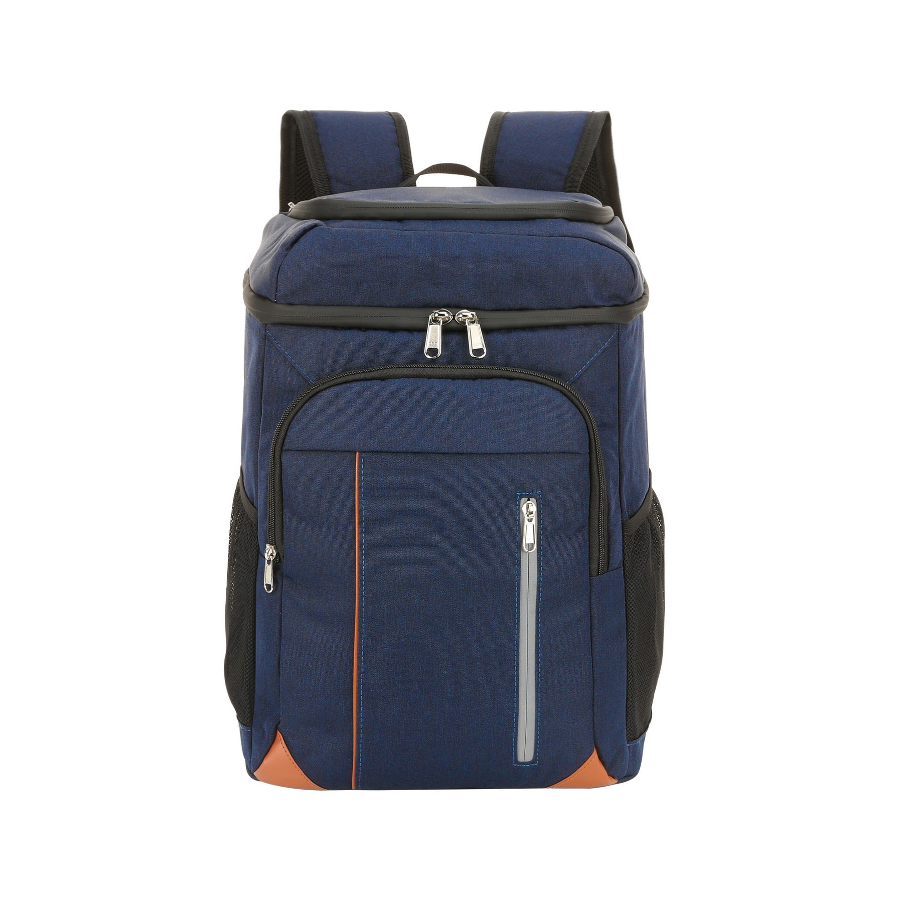 600D Polyester Zippered Storage Backpack Cooler — view 2
