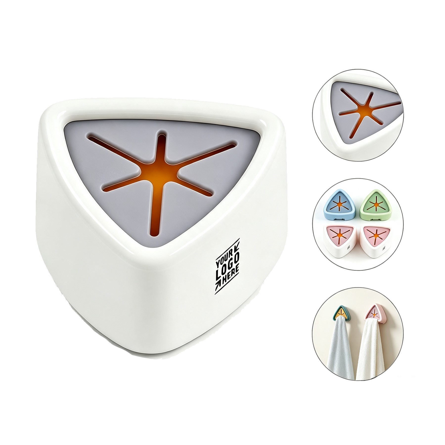 Polyester Adhesive Towel Grip Hanger