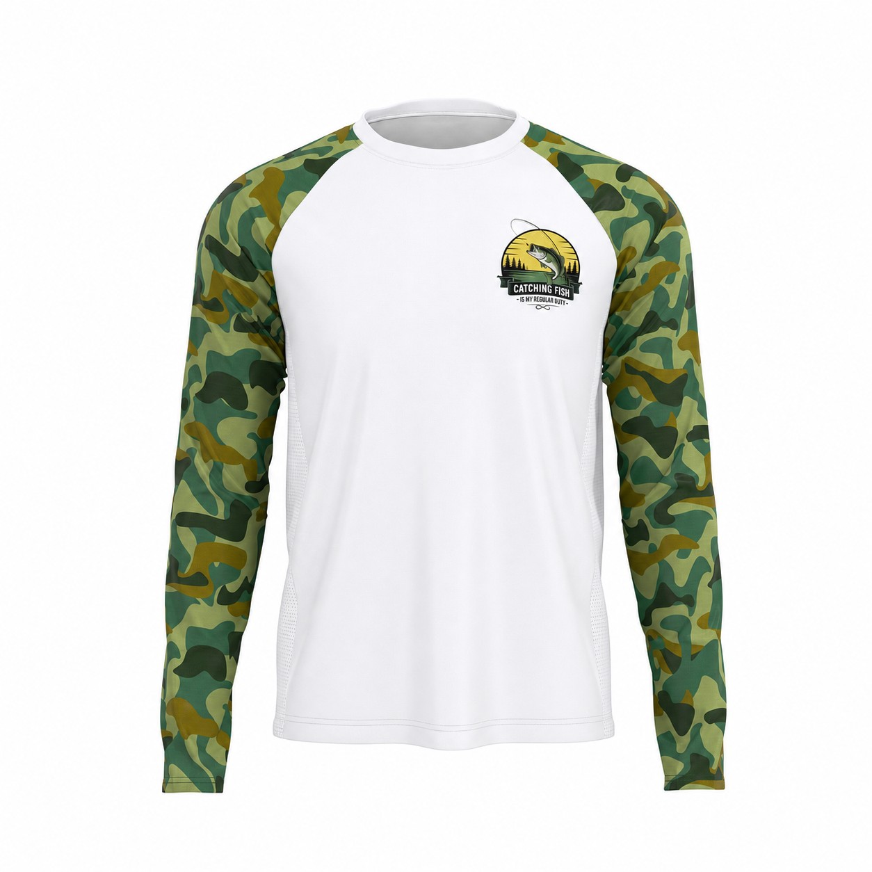 UPF 50 Fishing Sun Shirt — White