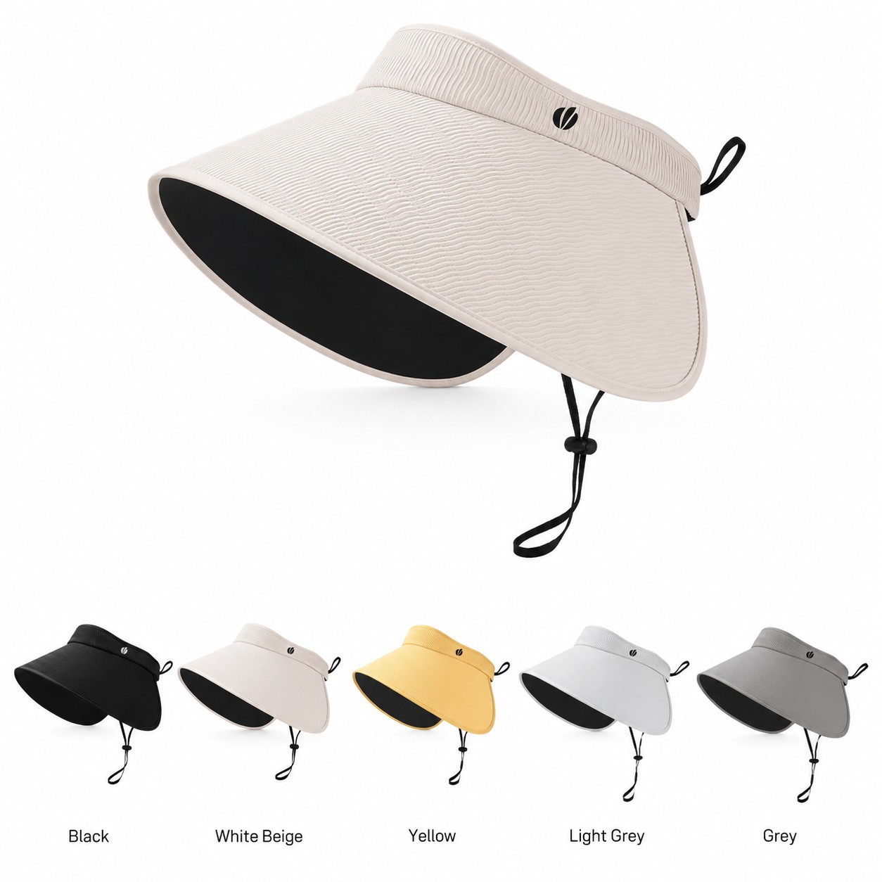 Polyester Full Coverage Visor Hat
