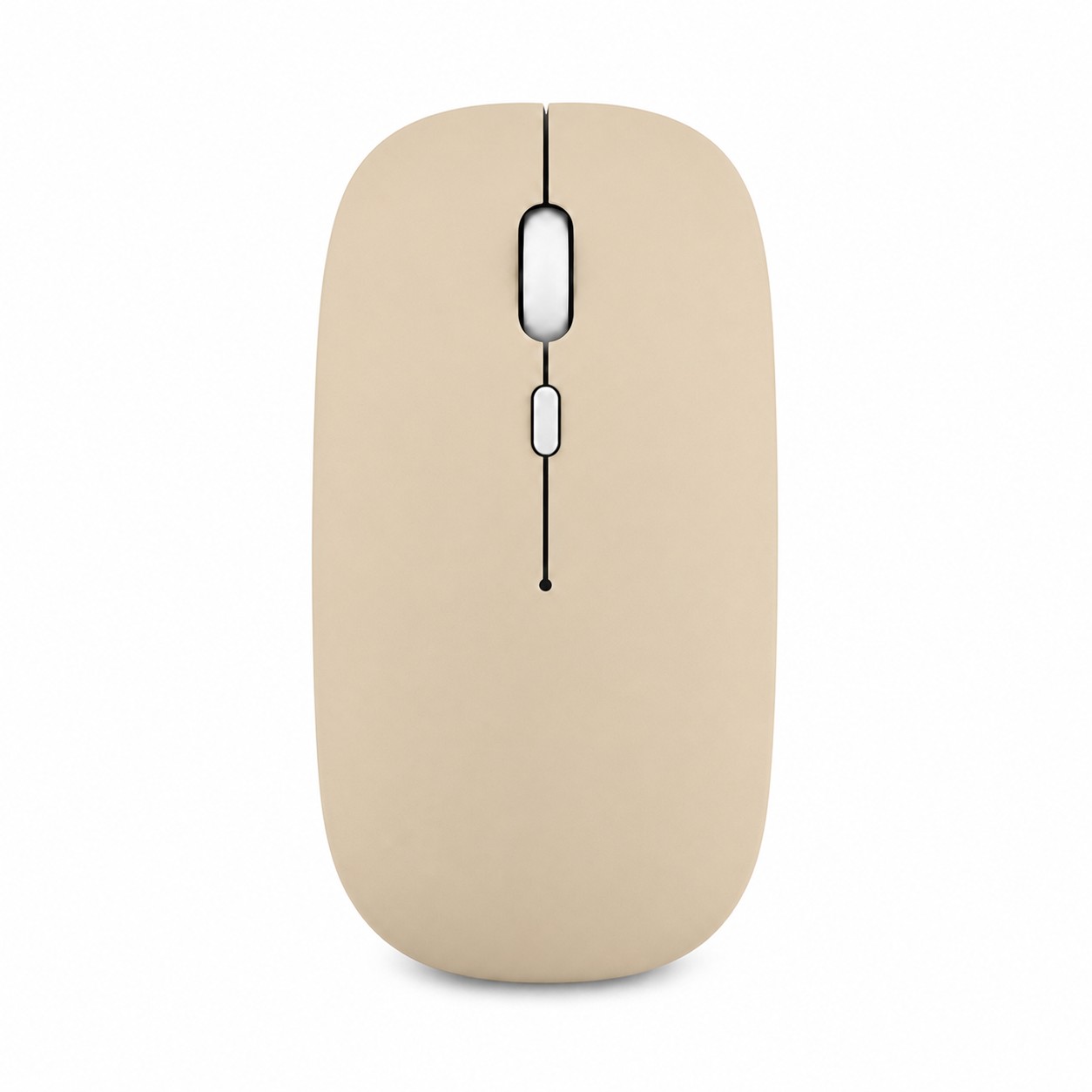 Rechargeable Wireless Bluetooth Mouse — Beige