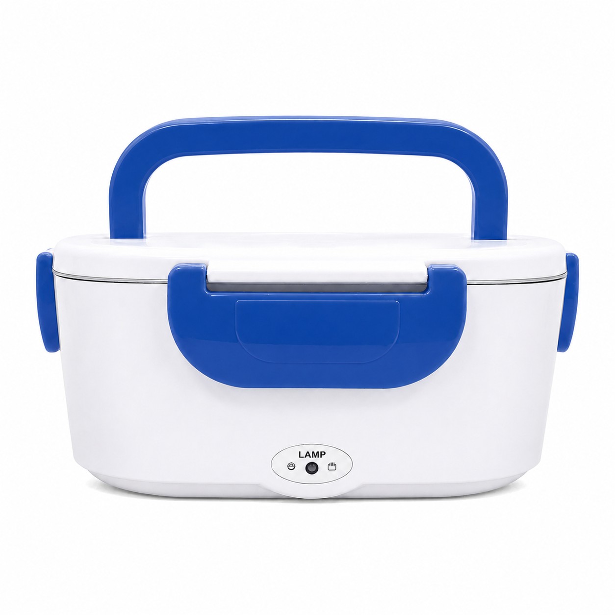 Electric Stainless Lunch Box Warmer — Blue
