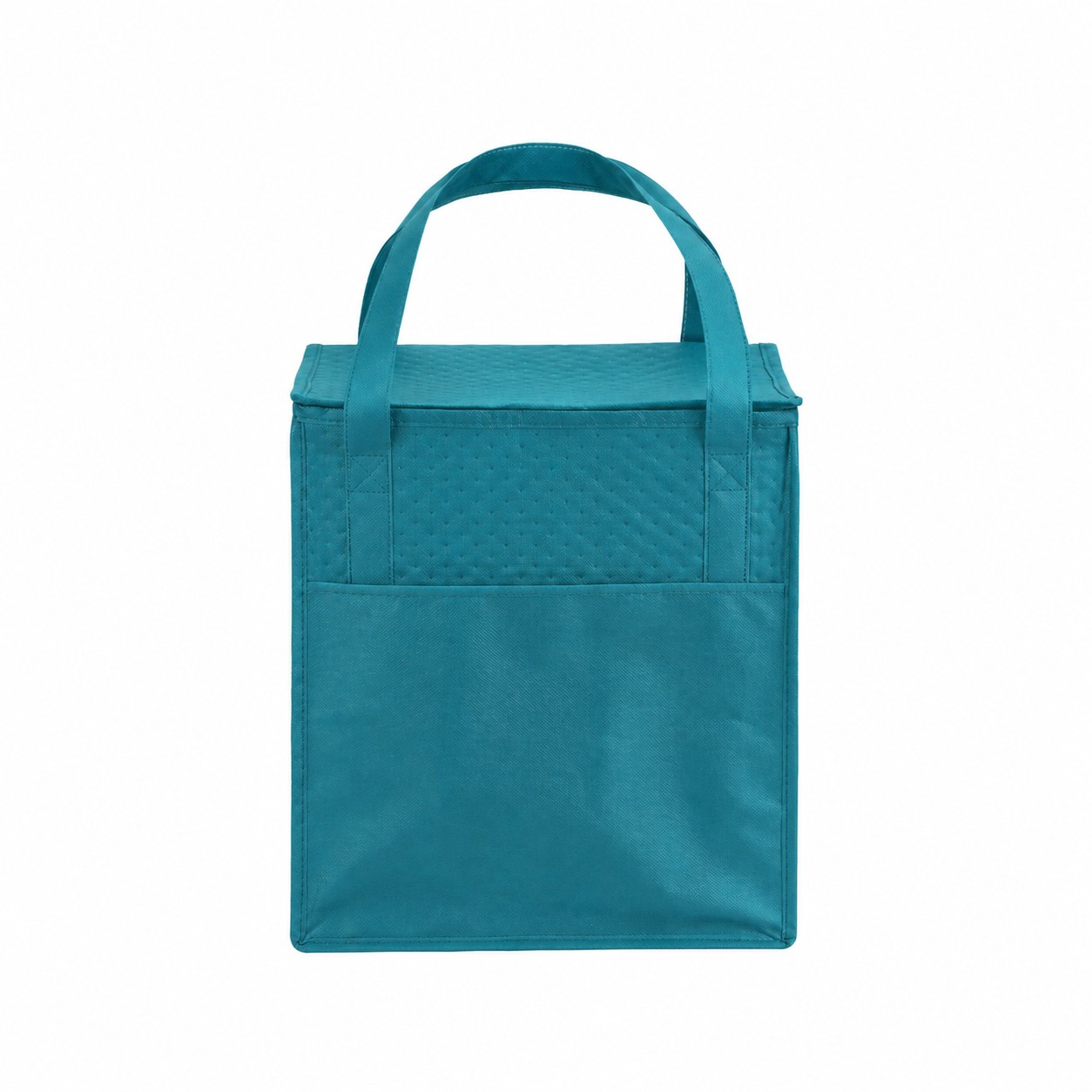 Reinforced Handles Tote Bag — Teal Blue