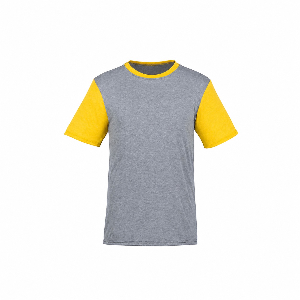 Tri Blend Contrast Ringer Tee — Yellow