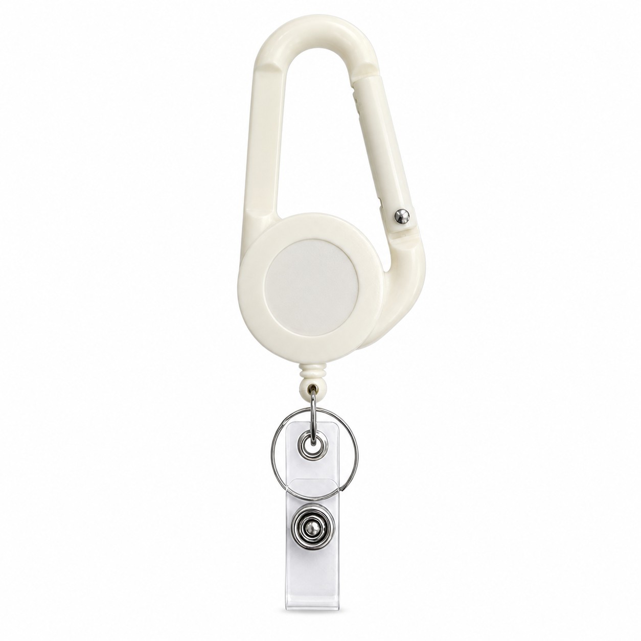 Carabiner Retractable ID Badge Reel — view 2