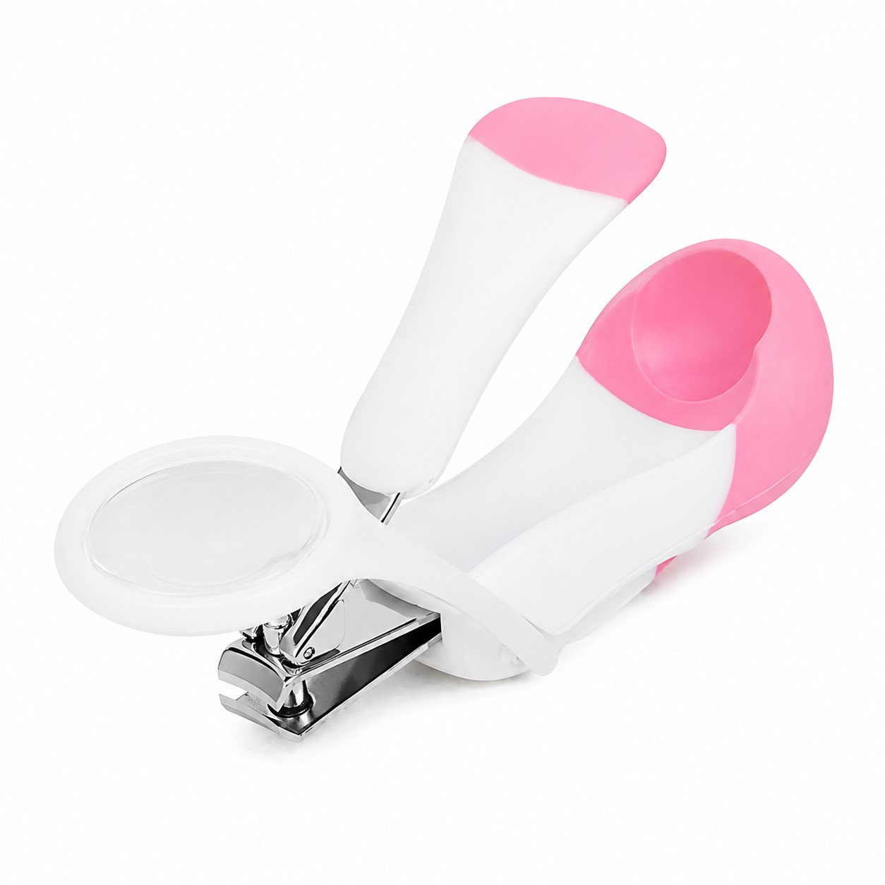 Folding Magnifier Stainless Steel Nail Clipper — view 2