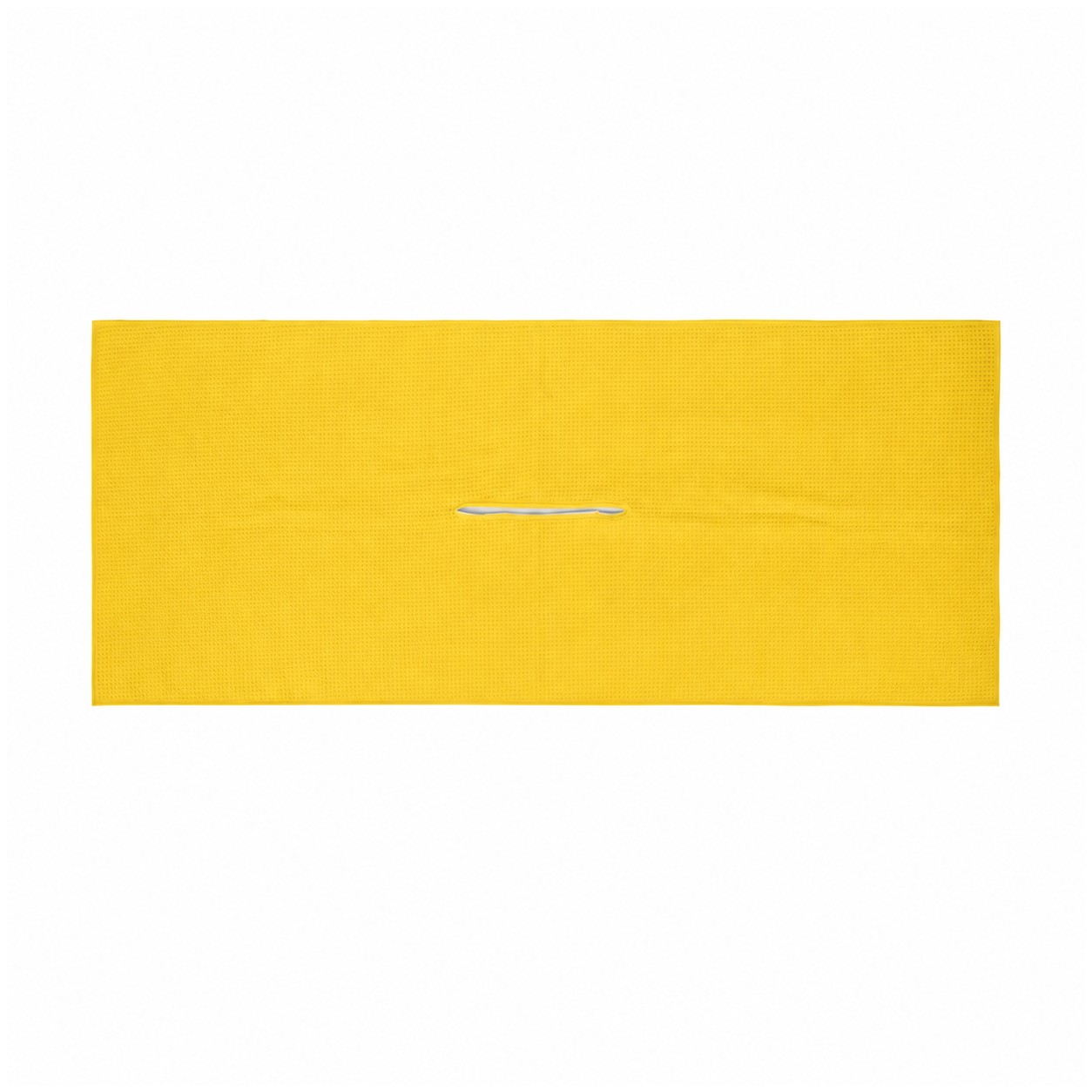 Microfiber Caddie Towel With Club Slit — Yellow