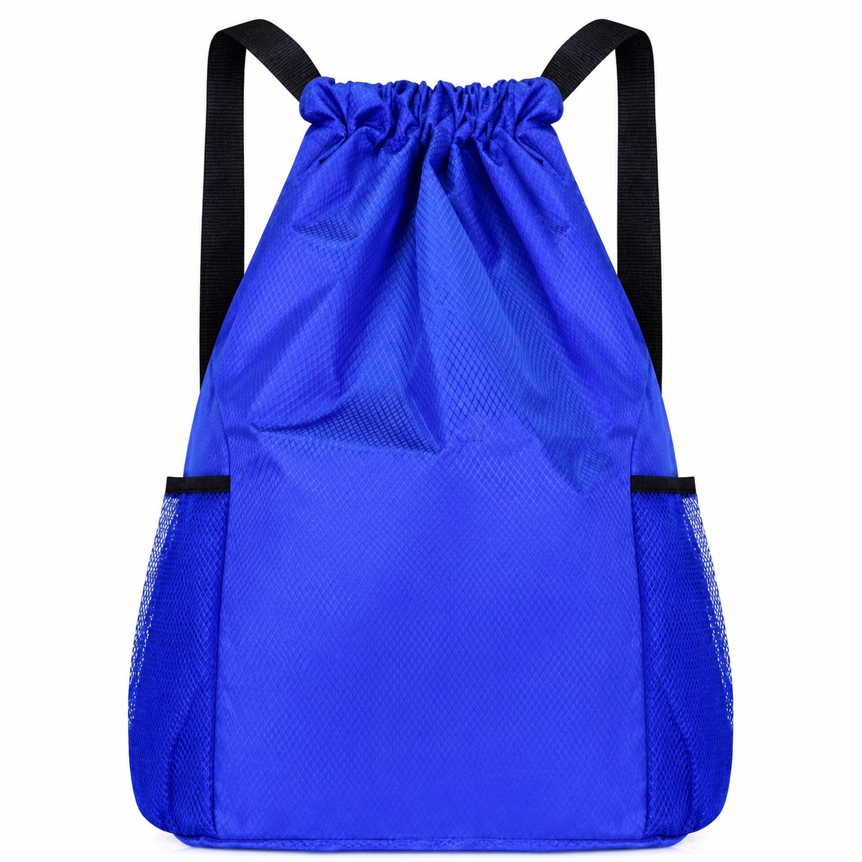 Oxford Drawstring Backpack With Dual Mesh Pockets — view 2