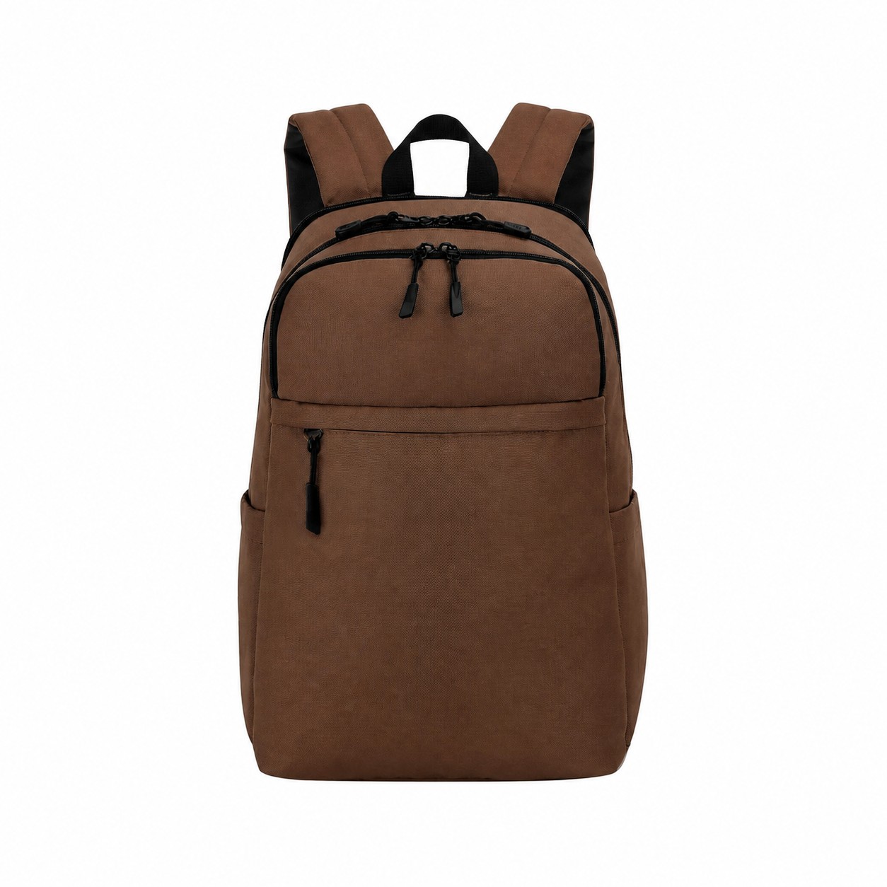 Adjustable Strap 900D Polyester Laptop Backpack — Brown