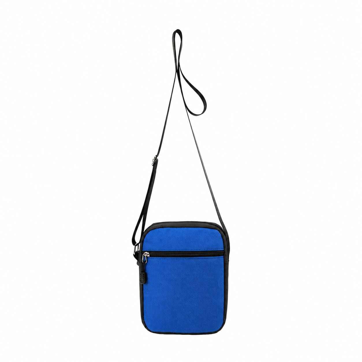 600D Polyester Crossbody Sling Bag — Blue