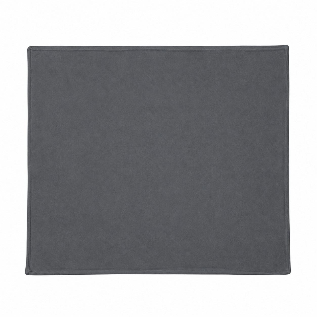 240GSM Flannel Throw Blanket — Pewter Gray