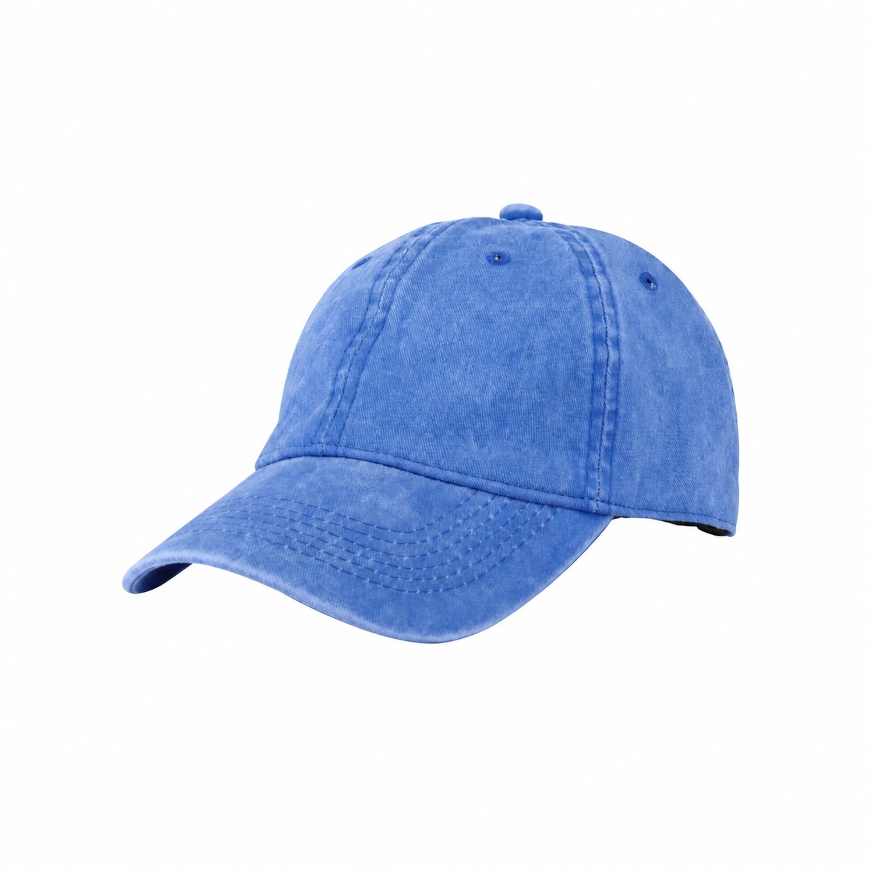 Cotton Baseball Cap — Blue