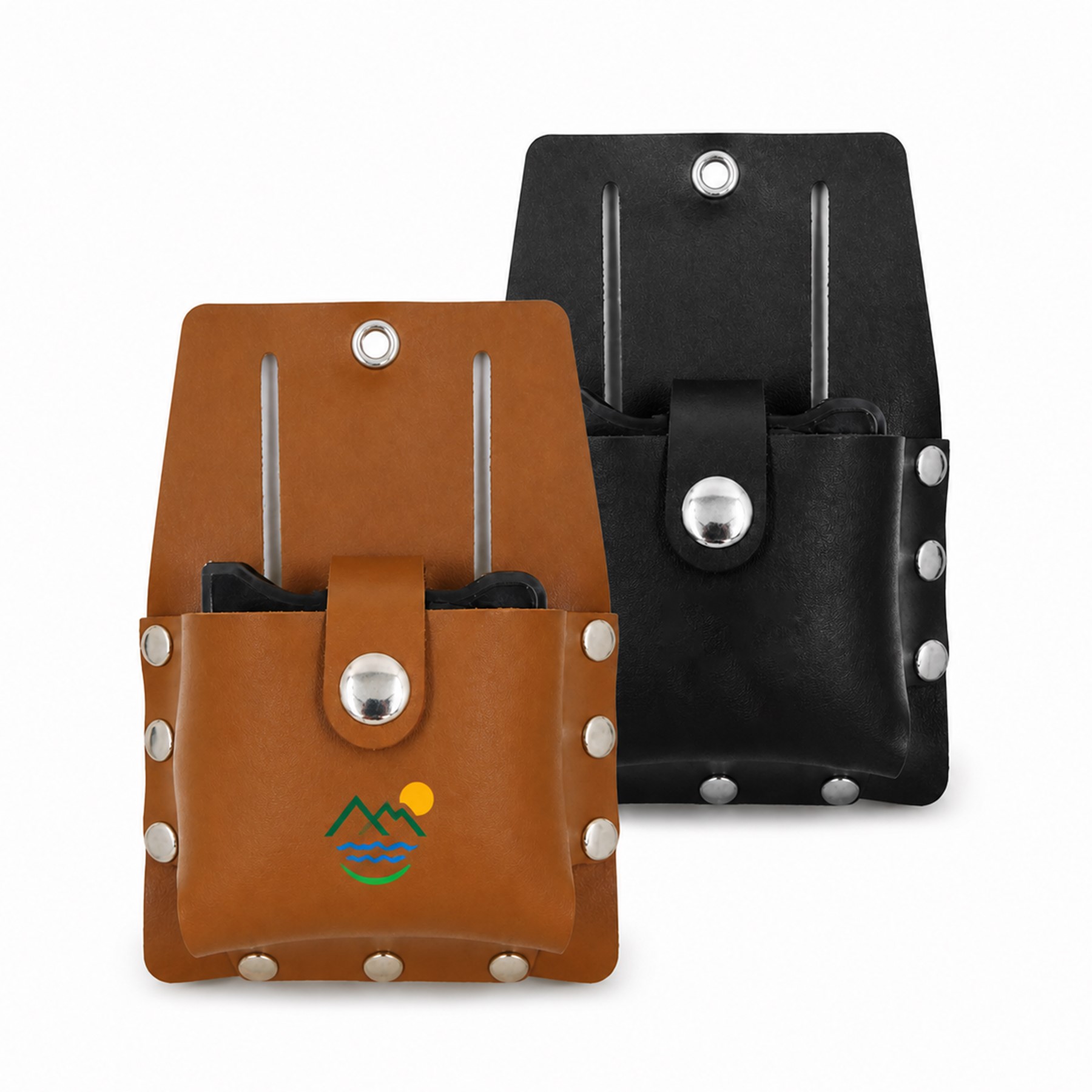 PU Leather Tape Measure Belt Pouch