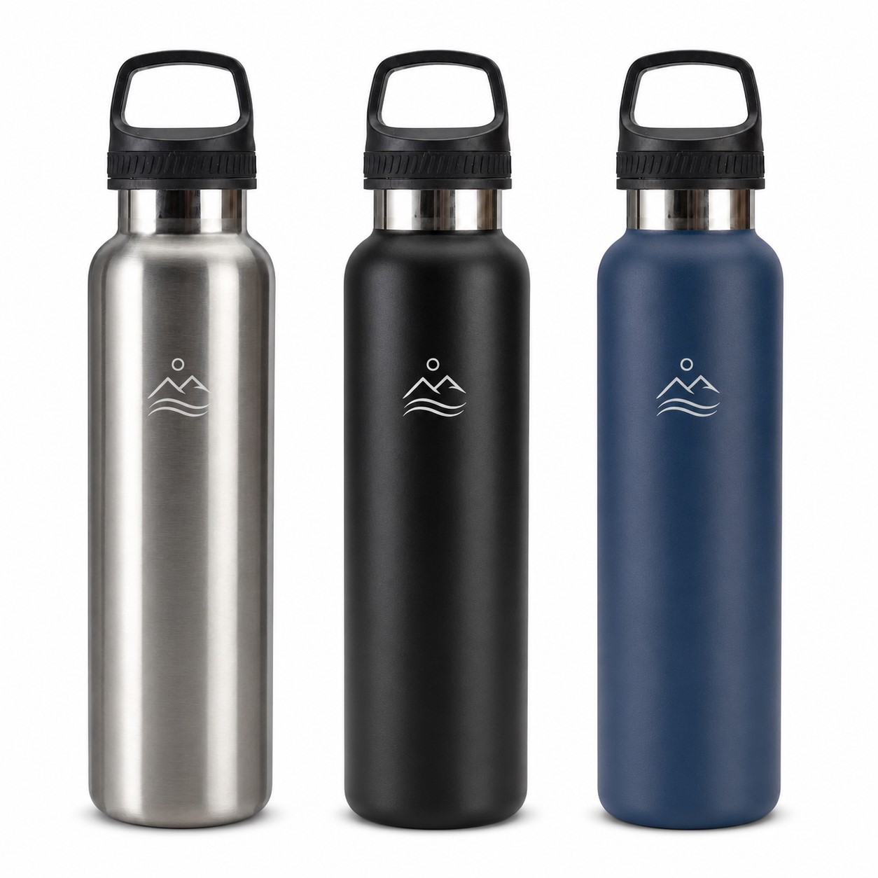 Insulated Stainless Steel Bottle With Carry Handle