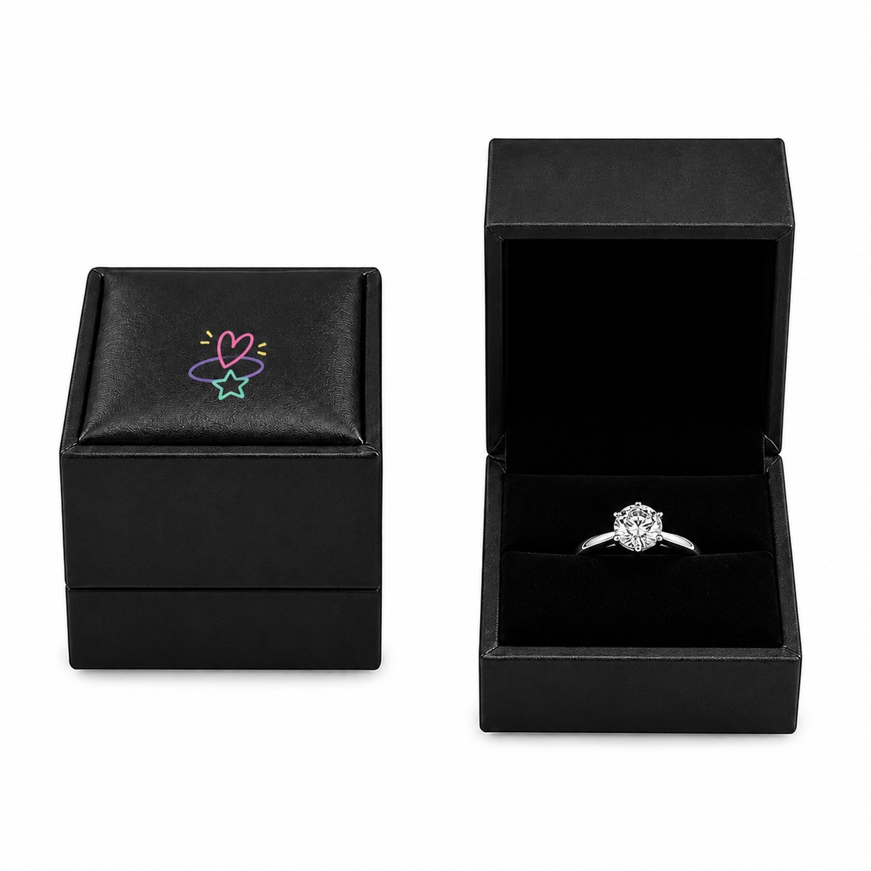 Cushioned PU Ring Presentation Box