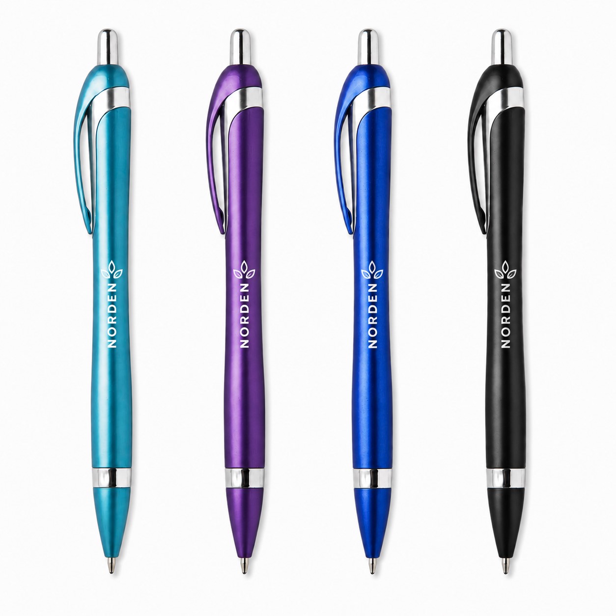 Ballpoint Pen With Tapered Hourglass Barrel