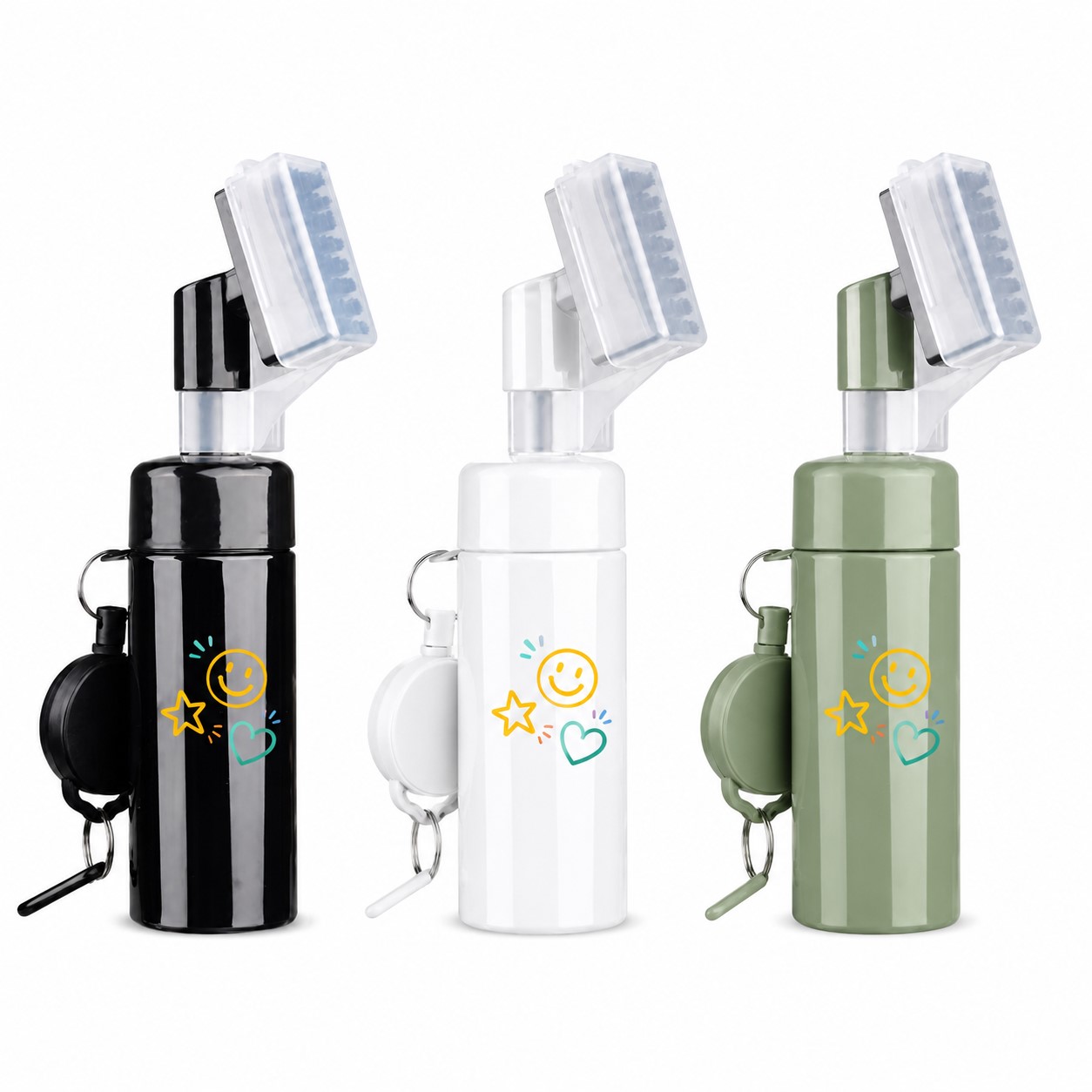 Portable Golf Club Cleaner With Spray Brush