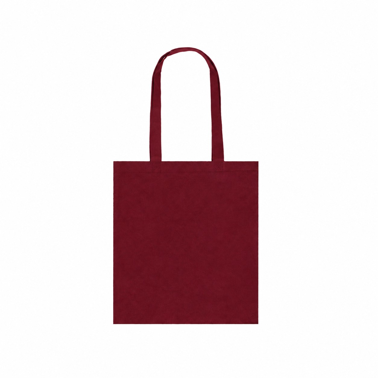 80GSM Non-Woven 13" Tote Bag — Burgundy Red