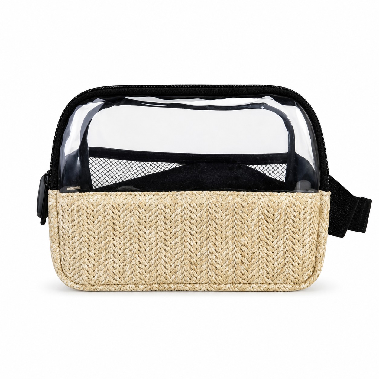 Clear PVC Woven Panel Waist Bag — view 2