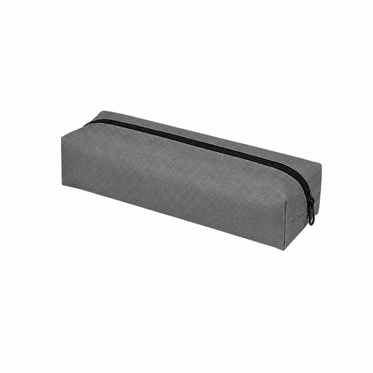 Zippered Oxford Pencil Case — Gray