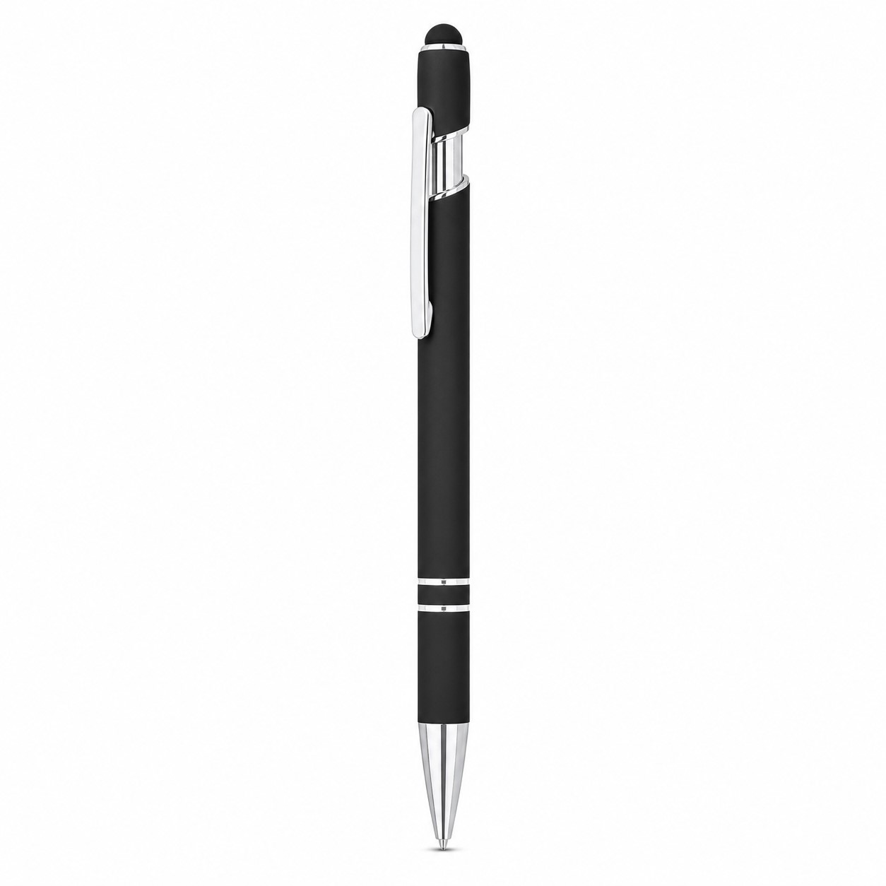 Dual Tip Metal Stylus Ballpoint Pen — view 2