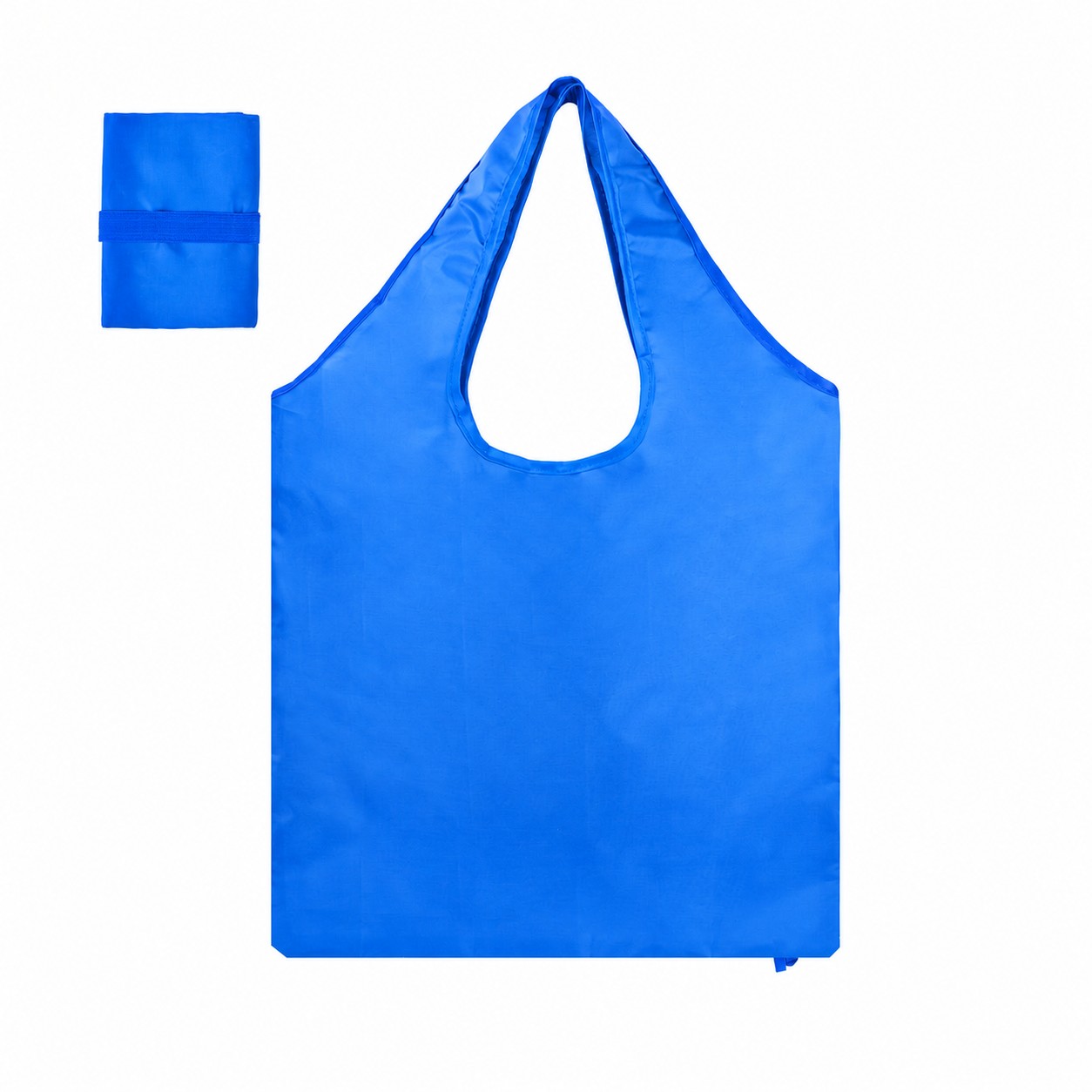 210T Polyester Tote Bag — Blue
