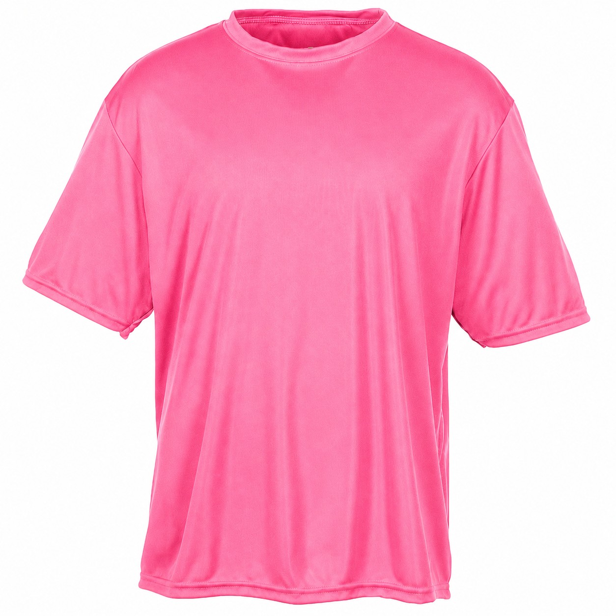 Men's Recycled Polyester Cooling Tee — Pink